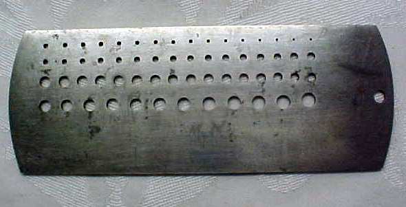 Starrett Drill & Wire Gauge 1898