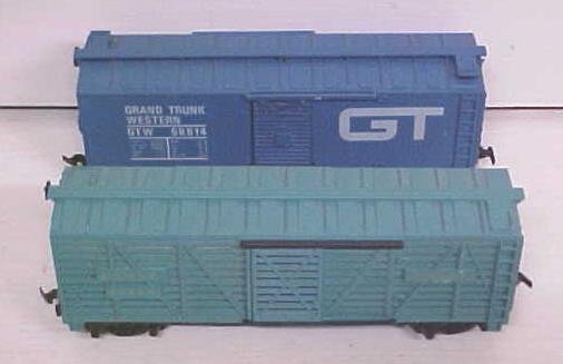 Train Cars HO Scale GT & Santa Fe (2) Box Cars