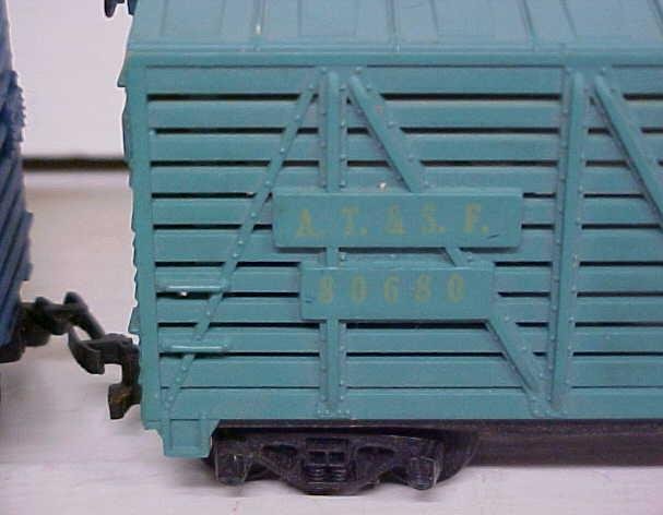 Train Cars HO Scale GT & Santa Fe (2) Box Cars