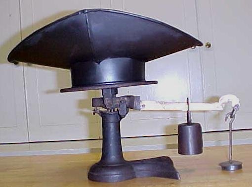 Antique Scale Fish Tail Cast Iron Basket Counter Top