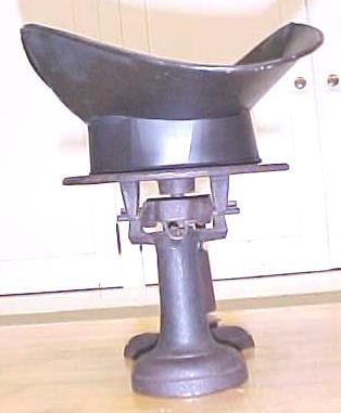 Antique Scale Fish Tail Cast Iron Basket Counter Top
