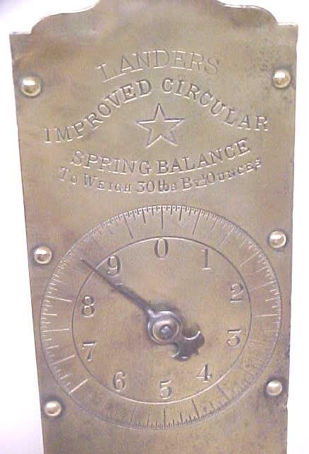 Landers Scale Improved Circular Spring Balance