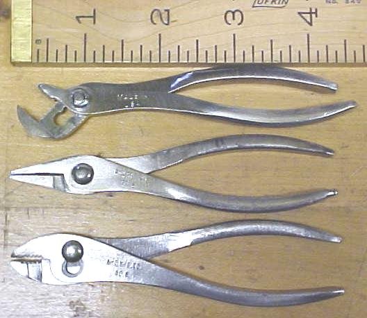 Antique K-D Mini Pliers Set & Pouch K-D No. 6 to 8