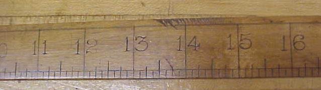 Antique Taylors Square Wood & Brass 24 inch