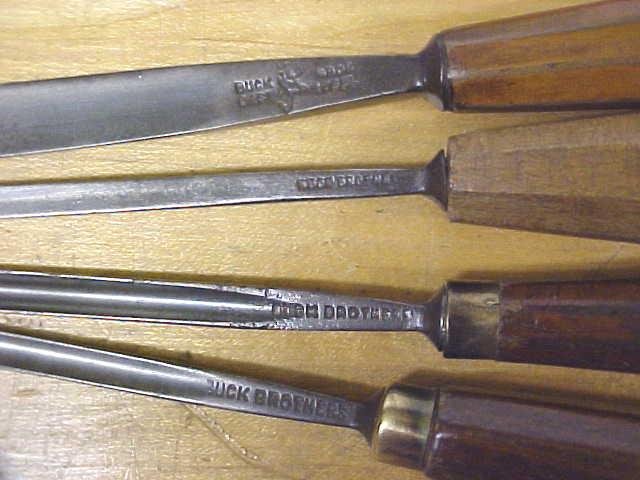 Buck Brothers Carving Chisel Set of 4 Gouges