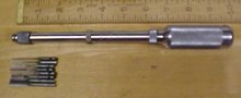 Stanley Yankee Push Drill 41 w/8 Bits