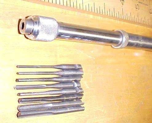 Stanley Yankee Push Drill 41 w/8 Bits