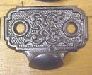 Antique Drawer Pulls Cast Iron Ornate Design Set of 8