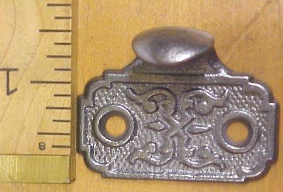 Antique Drawer Pulls Cast Iron Ornate Design Set of 8
