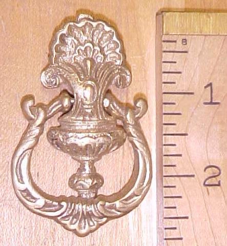 Antique Drawer Pulls Ornate Hardware Brass Hinged