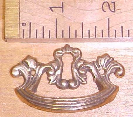 Antique Drawer Pulls Ornate Hardware Brass Key Hole