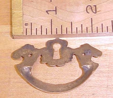 Antique Drawer Pulls Ornate Hardware Brass Key Hole
