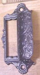 Antique Drawer Pulls Ornate Hardware Cast Iron Filing Cabinet