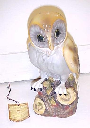 Owl Porcelain Figurine by Jonathon Byron