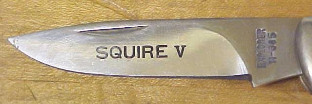 Squire V Pocket Knife Stag Handle Explorer