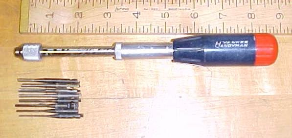 Stanley Handyman Yankee Push Drill No. 46 w/8 Bits