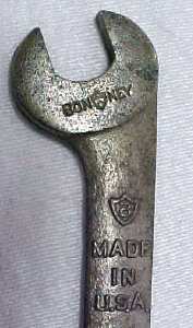 Bonney No. 401A Open Ended Wrench