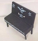 Dollhouse Bench Furniture Hand Painted Primitive