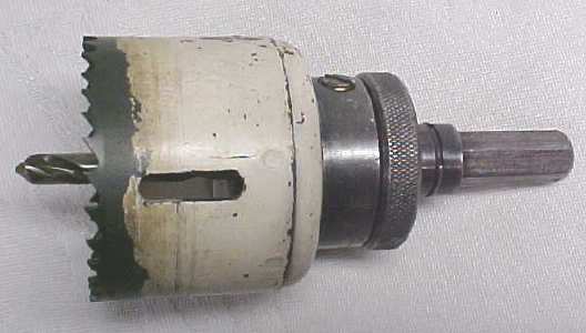 Starrett Hole Saw & Arbor 2 1/8
