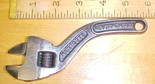 Keystone Westcott 6 inch S-Handle Adjustable Wrench