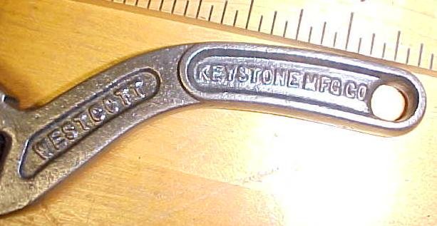 Keystone Westcott 6 inch S-Handle Adjustable Wrench