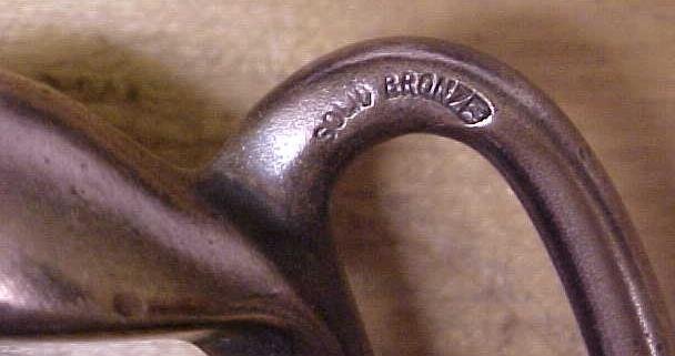 Antique Horse Harness Hook Buckle Tack Bronze
