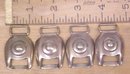 Antique Horse Harness Brass Buckle Tack Bullseye