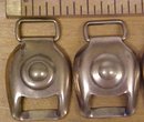 Antique Horse Harness Brass Buckle Tack Bullseye