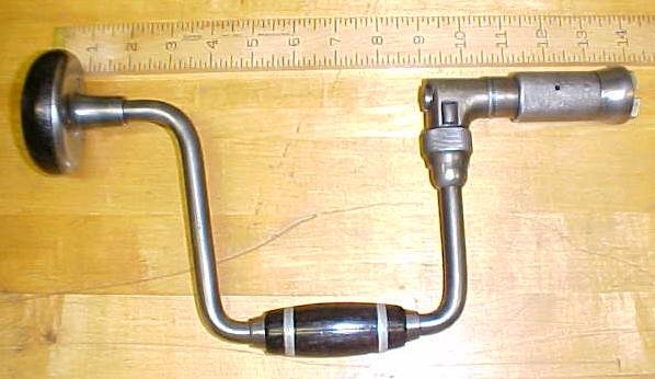 McIntoch Ratchet Brace 10 inch Swing Antique