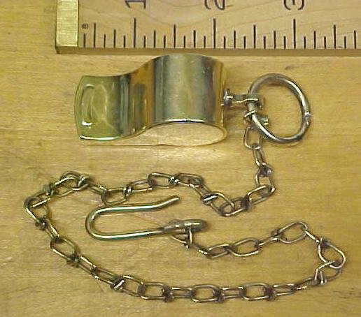 Whistle Brass Meyer WWII Military w/Chain
