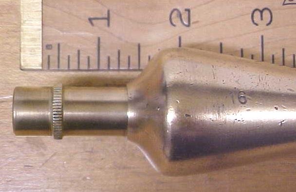 G. W. Leach Plumb Bob Brass