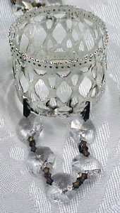 Silver Plated Napkin Rings Prisms 12 PC Vintage