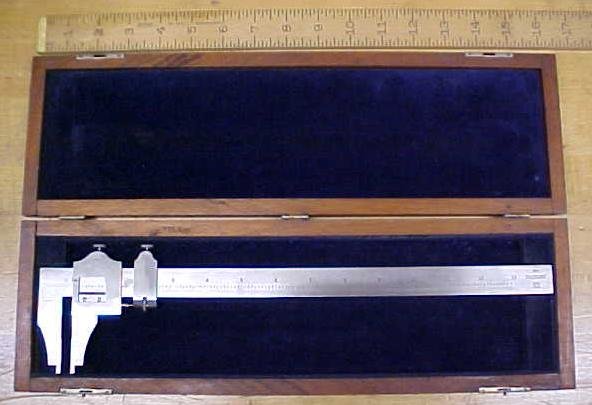 Brown & Sharpe No. 570 Vernier Calipers 12 inch w/Box