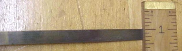 Buck Brothers Beveled Tanged Chisel 3/8 inch