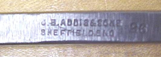 J. B. Addis Fish Tail Carving Gouge Chisel 1.25 inch