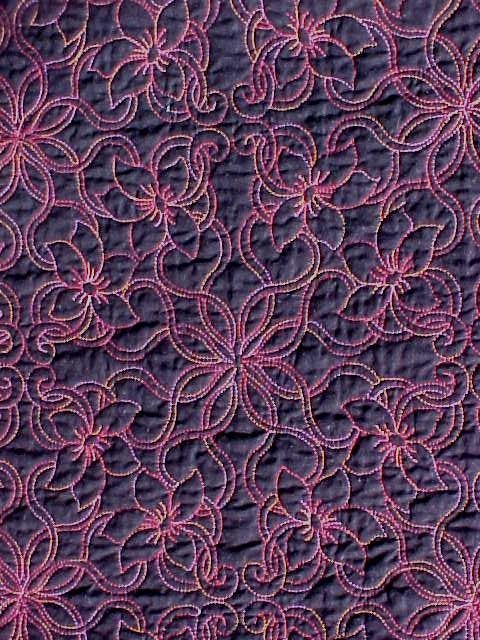 Quilt Wholecloth Twin Size 60 x 75 inch Forget Me Not
