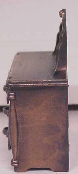 Durham Doll House Dresser 4 Drawer Diecast Metal