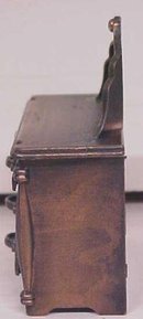 Durham Doll House Dresser 4 Drawer Diecast Metal