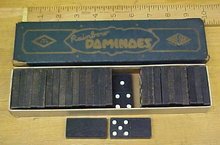 Rainbow Dominoes Vintage w/Original Box