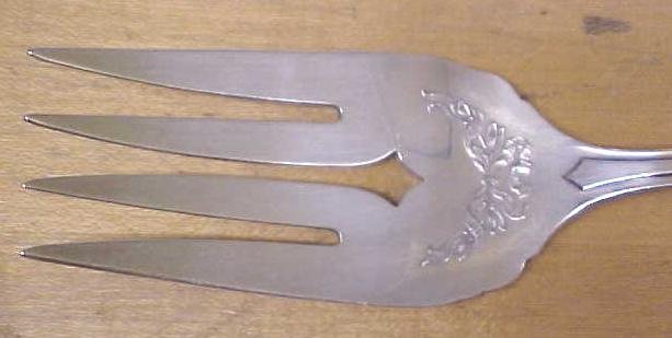 Oneida Serving Fork Server Sheraton 1910 Silver Plate