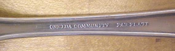 Oneida Serving Fork Server Sheraton 1910 Silver Plate