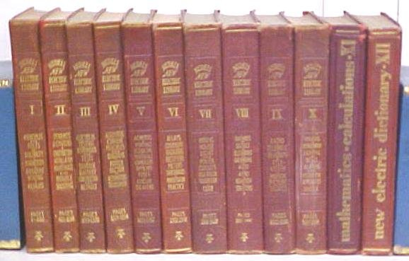 Audels New Electric Library 1929 Electrical Electricity 12 Volume Set