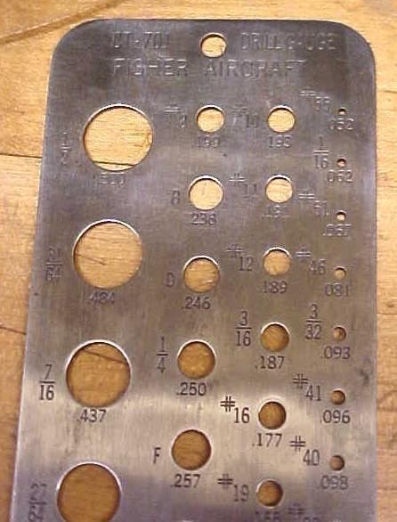 Fisher Drill Gauge CT-701 Number/Fraction