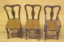 Tootsie Toy Chairs (3) Doll House Diecast