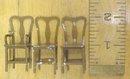 Tootsie Toy Chairs (3) Doll House Diecast