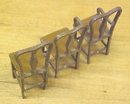 Tootsie Toy Chairs (3) Doll House Diecast