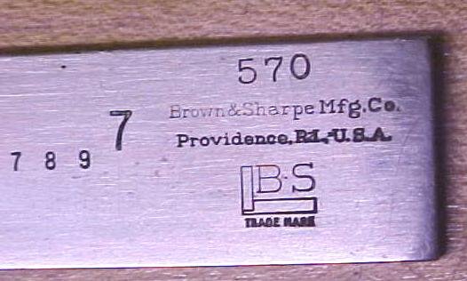 Brown & Sharpe No. 570 Vernier Calipers 6 inch