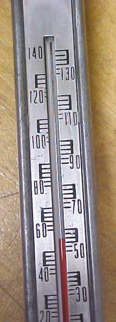 Farmers Diary Thermometer For Cheese Antique