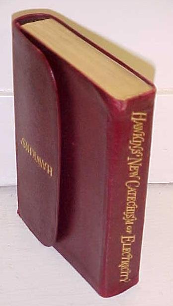 Hawkins New Catechism of Electricity Leather Rare!
