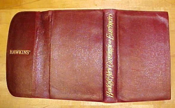 Hawkins New Catechism of Electricity Leather Rare!